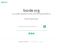 Tablet Screenshot of borde.org